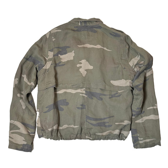 Rails Maverick Sage Camo Military/Bomber Style Jacket women's size S - Picture 4 of 14